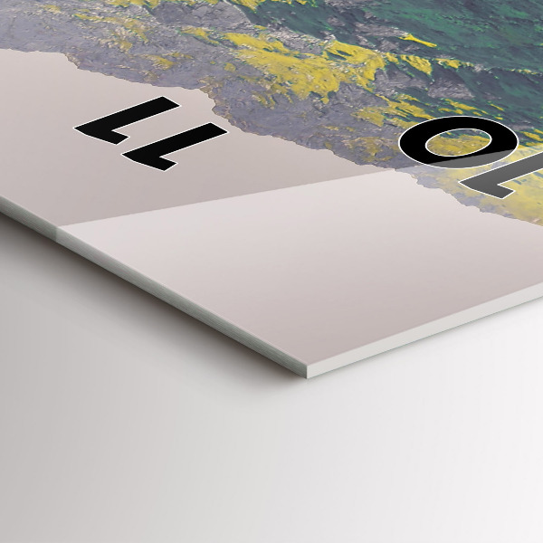 Vertikální nástěnné hodiny Morskie Oko v Tatrách