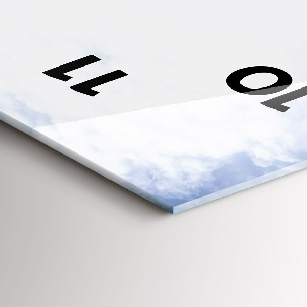 Vertikální nástěnné hodiny Morskie Oko v Tatrách