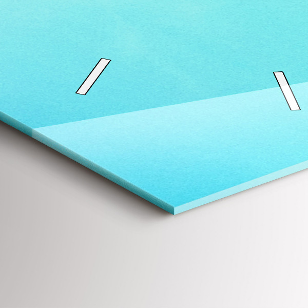 Vertikální nástěnné hodiny Hora a řeka v Polsku