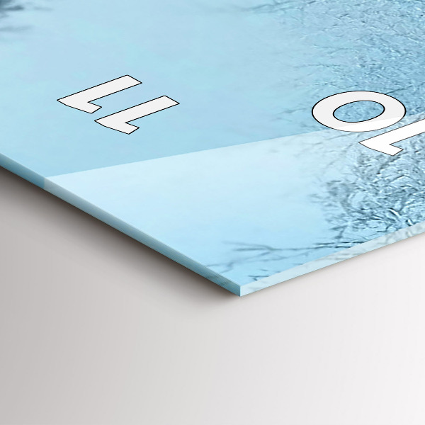 Vertikální nástěnné hodiny Jeleni na kolejích