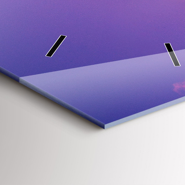 Vertikální nástěnné hodiny Mrakodrap ve Varšavě