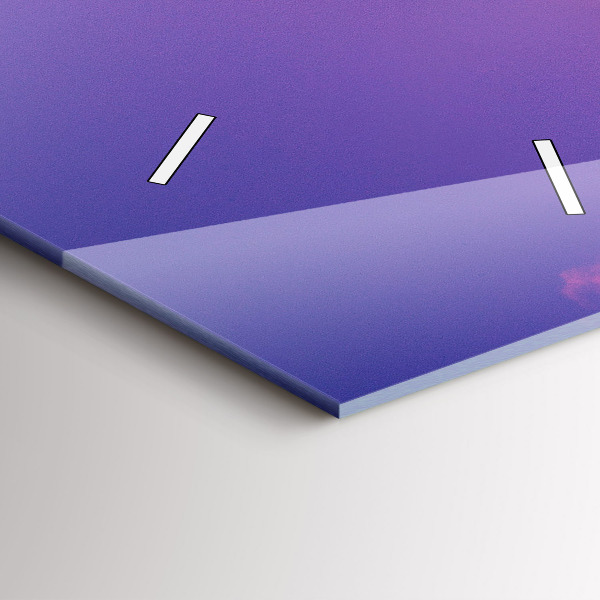 Vertikální nástěnné hodiny Mrakodrap ve Varšavě