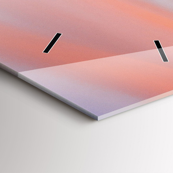 Vertikální nástěnné hodiny Pohled na jezero