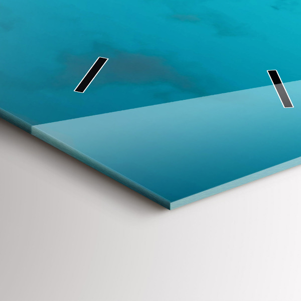 Vertikální nástěnné hodiny Žena na silnici