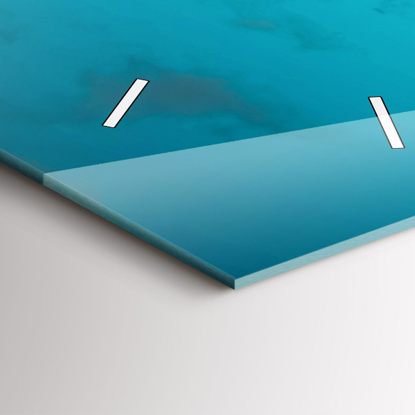 Vertikální nástěnné hodiny Žena na silnici