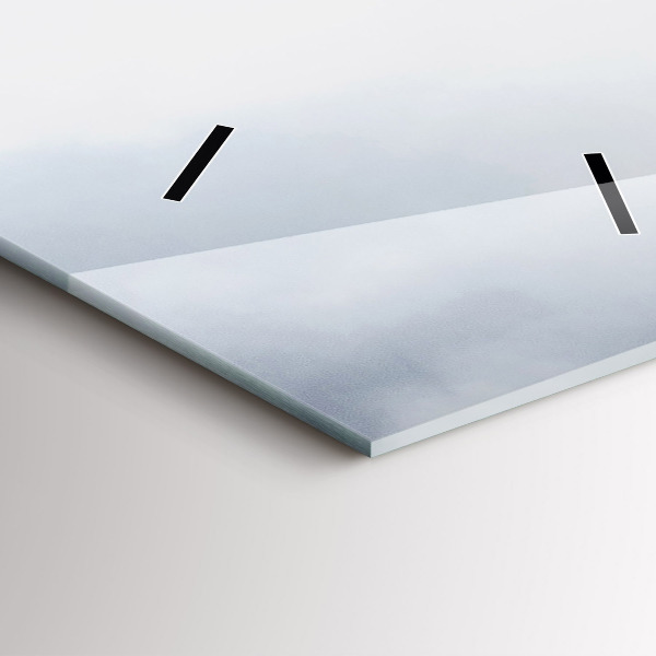 Vertikální nástěnné hodiny Milánský mrakodrap