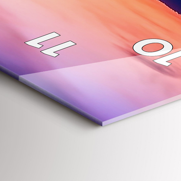 Vertikální nástěnné hodiny Titulky vzpomínek