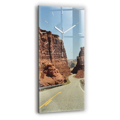 Vertikální nástěnné hodiny Route 66 v USA