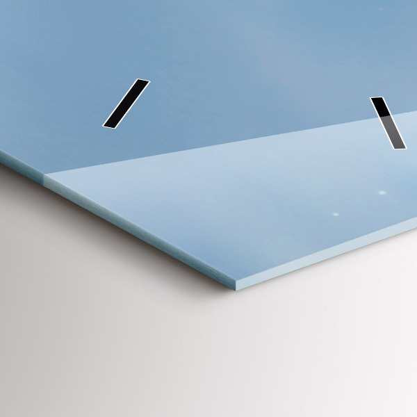 Vertikální nástěnné hodiny Fotografování vln