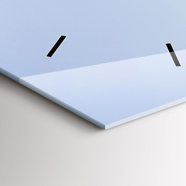 Vertikální nástěnné hodiny Hory u oceánu