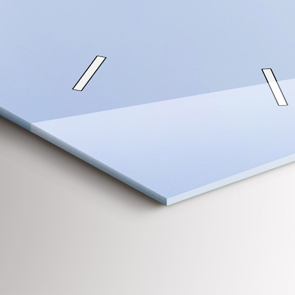 Vertikální nástěnné hodiny Hory u oceánu