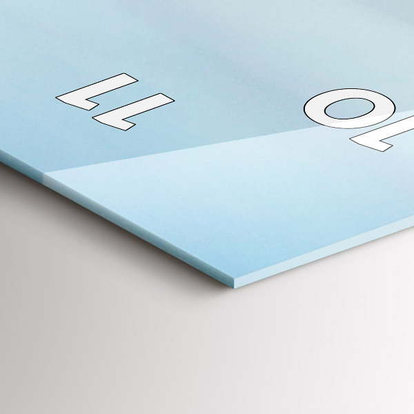 Vertikální nástěnné hodiny Karlův most v Praze