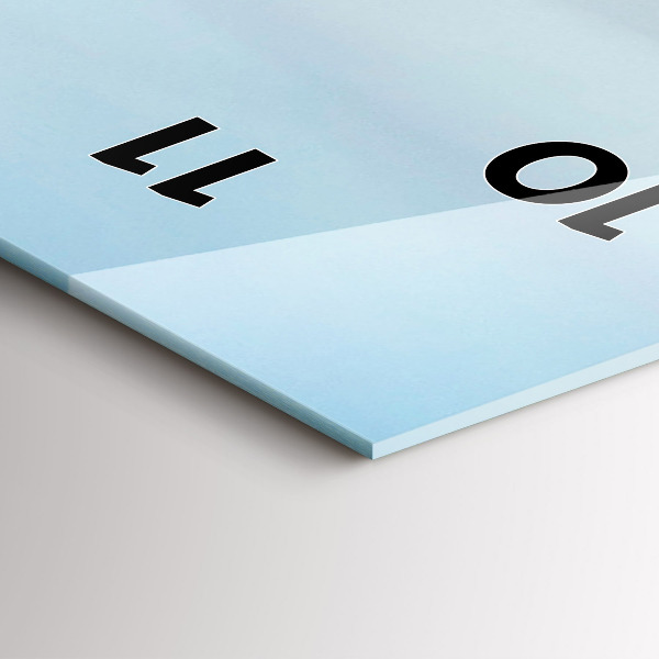 Vertikální nástěnné hodiny Karlův most v Praze