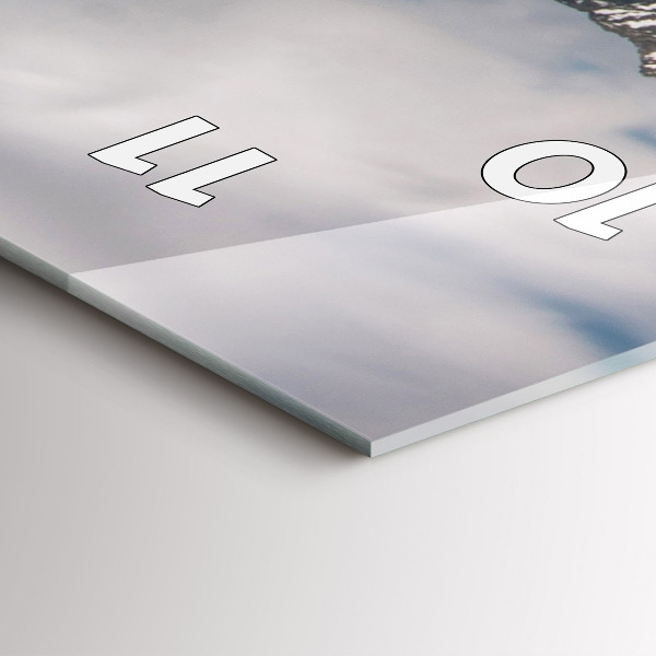 Vertikální nástěnné hodiny Vysoké Tatry na Slovensku