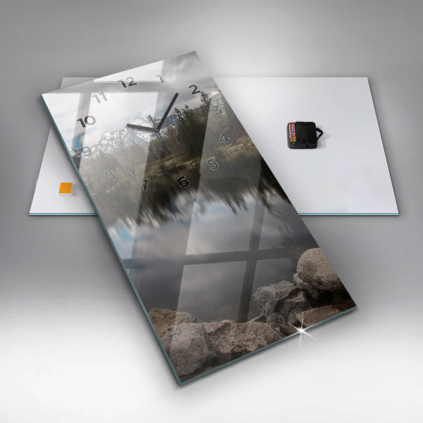 Vertikální nástěnné hodiny Vysoké Tatry na Slovensku