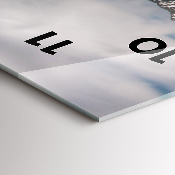 Vertikální nástěnné hodiny Vysoké Tatry na Slovensku