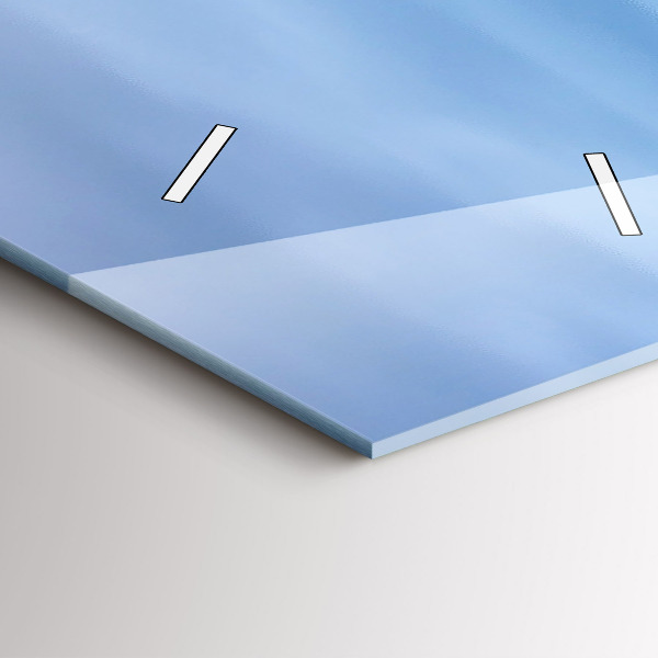 Vertikální nástěnné hodiny Maják