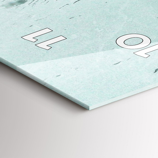 Vertikální nástěnné hodiny Deštivý Londýn