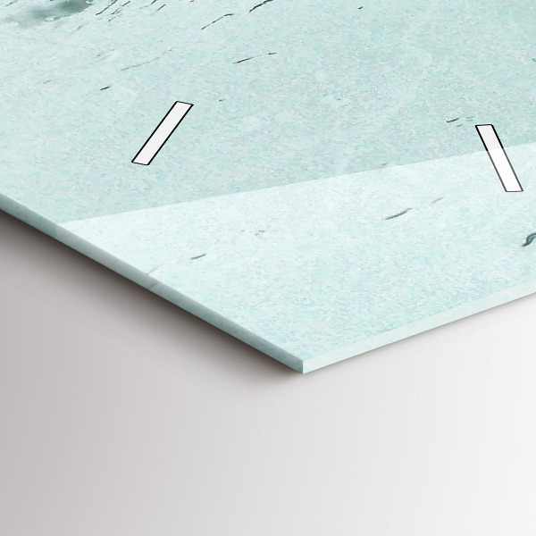 Vertikální nástěnné hodiny Deštivý Londýn