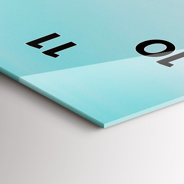 Vertikální nástěnné hodiny Telefonní budka