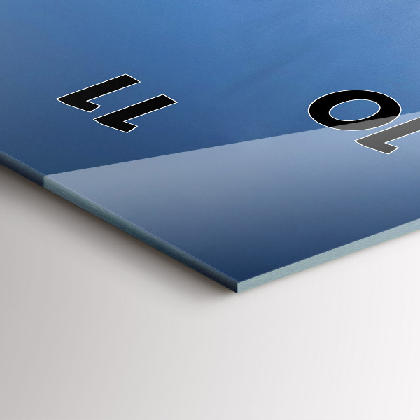 Vertikální nástěnné hodiny Fotografie Chicaga