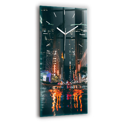 Vertikální nástěnné hodiny Hotel Hilton v Houstonu