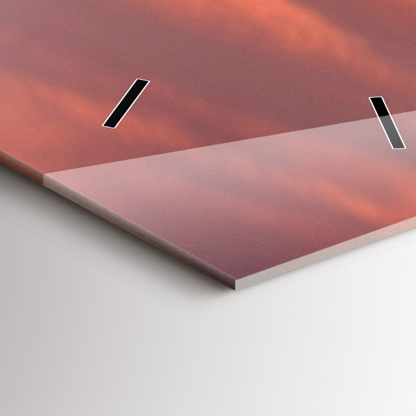 Vertikální nástěnné hodiny Panorama Filadelfie