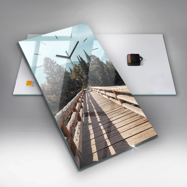 Vertikální nástěnné hodiny Hory v Yellowstonu