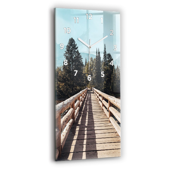 Vertikální nástěnné hodiny Hory v Yellowstonu