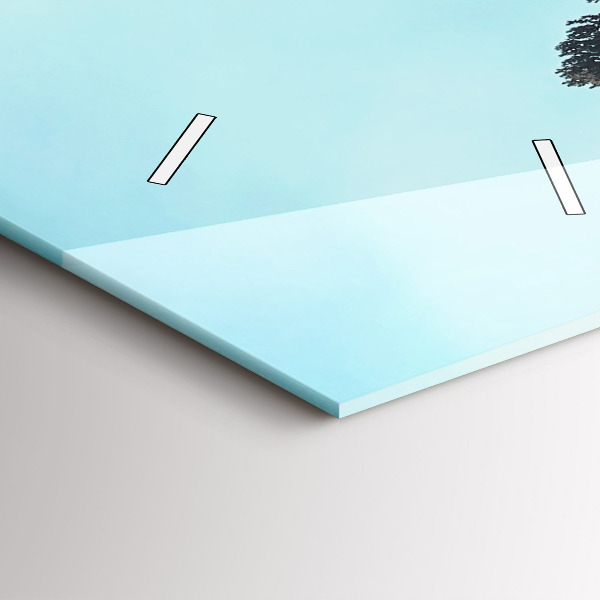 Vertikální nástěnné hodiny Hory v Yellowstonu