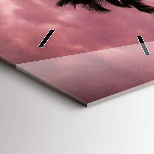 Vertikální nástěnné hodiny Palmy na Havaji