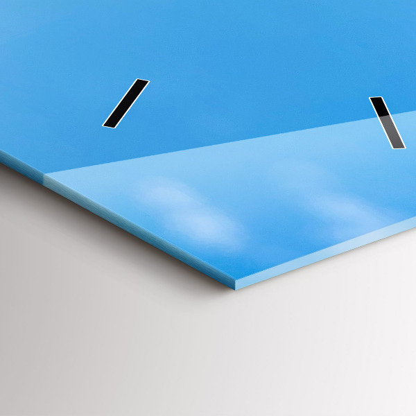 Vertikální nástěnné hodiny Fotografování vody