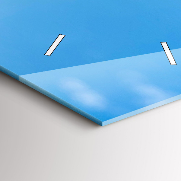 Vertikální nástěnné hodiny Fotografování vody