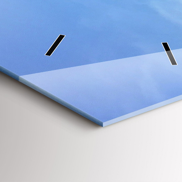 Vertikální nástěnné hodiny Pohled na moře