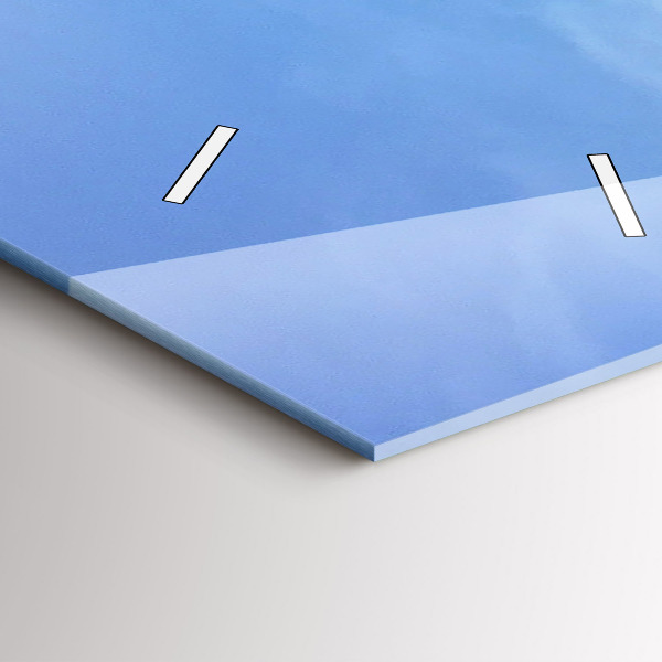 Vertikální nástěnné hodiny Pohled na moře