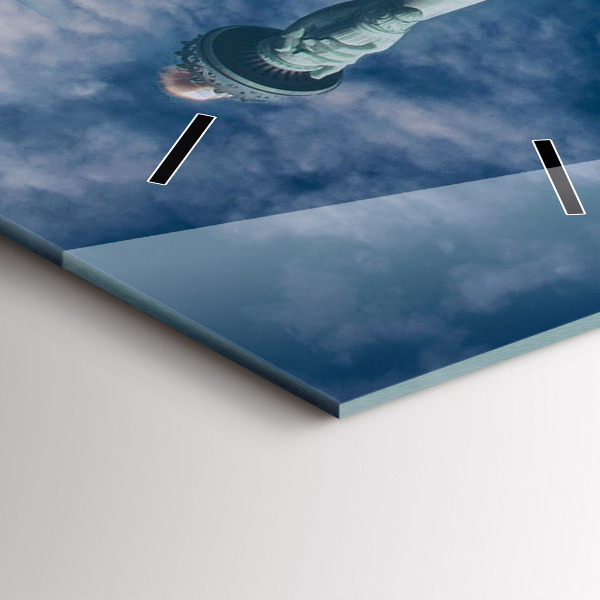 Vertikální nástěnné hodiny Socha Svobody New York