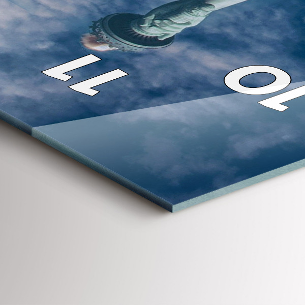 Vertikální nástěnné hodiny Socha Svobody New York