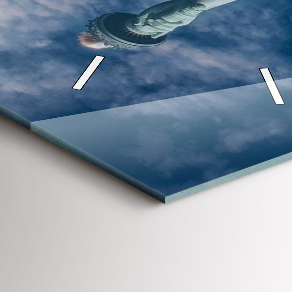 Vertikální nástěnné hodiny Socha Svobody New York