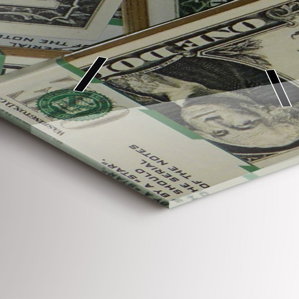 Vertikální nástěnné hodiny 1 americký dolar