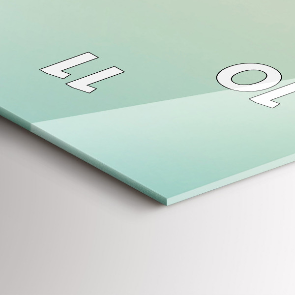 Vertikální nástěnné hodiny Palmy v Malibu