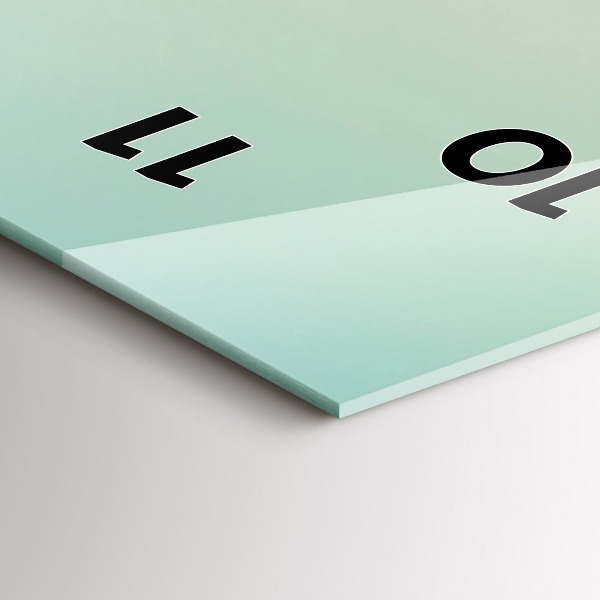 Vertikální nástěnné hodiny Palmy v Malibu