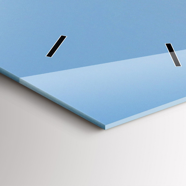 Vertikální nástěnné hodiny Plovoucí loď na oceánu