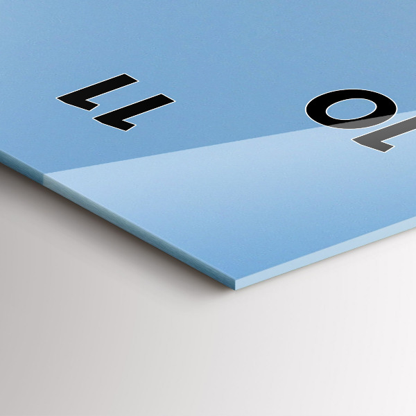 Vertikální nástěnné hodiny Plovoucí loď na oceánu