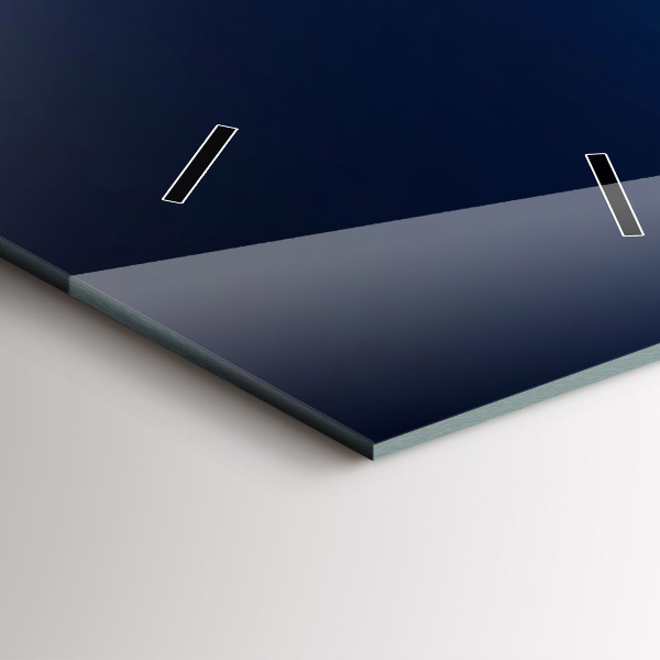 Vertikální nástěnné hodiny Řeka v horské krajině