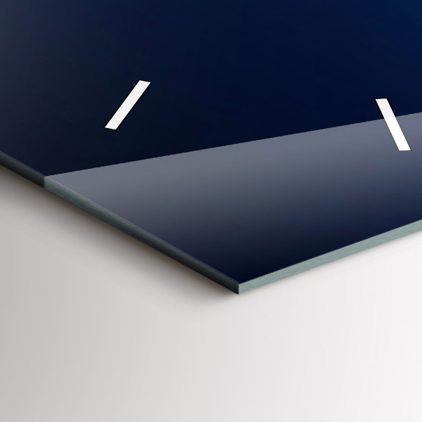 Vertikální nástěnné hodiny Řeka v horské krajině