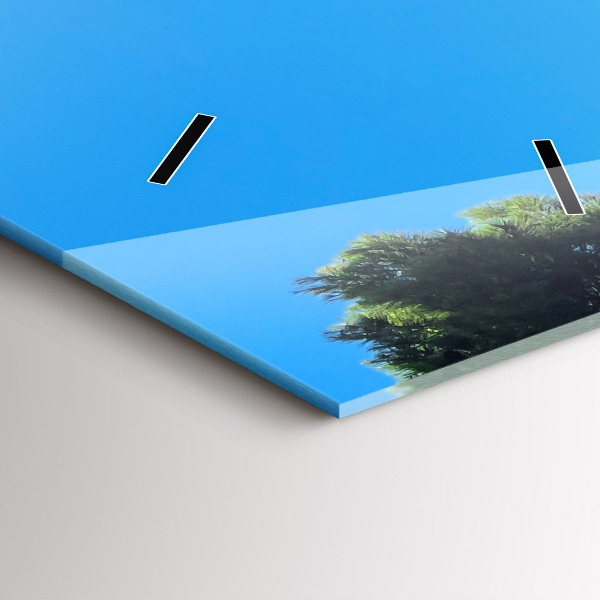 Vertikální nástěnné hodiny Pobřeží Costa Brava