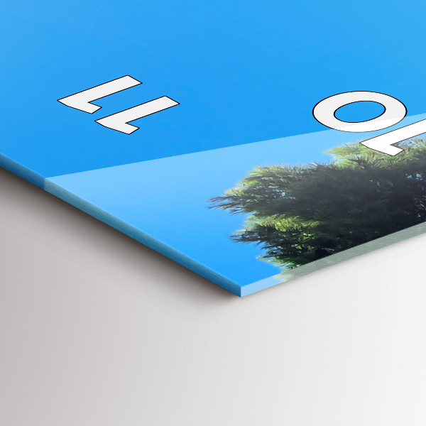 Vertikální nástěnné hodiny Pobřeží Costa Brava