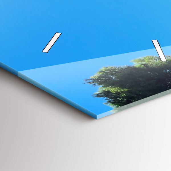 Vertikální nástěnné hodiny Pobřeží Costa Brava