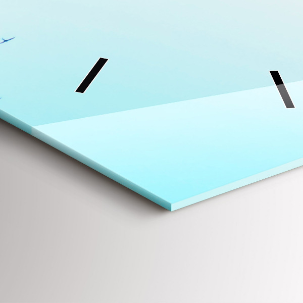 Vertikální nástěnné hodiny Španělské náměstí v Seville