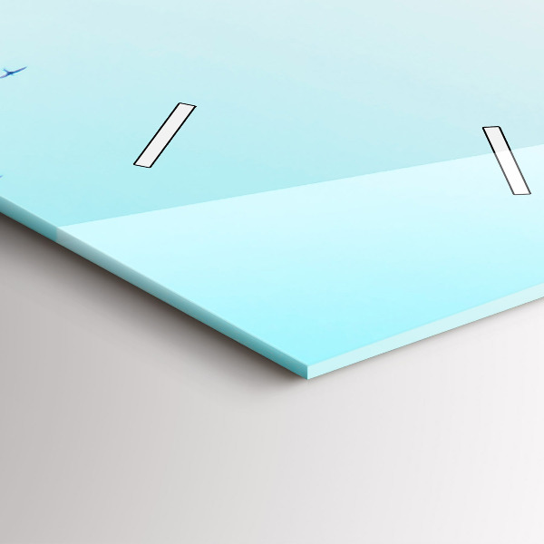 Vertikální nástěnné hodiny Španělské náměstí v Seville